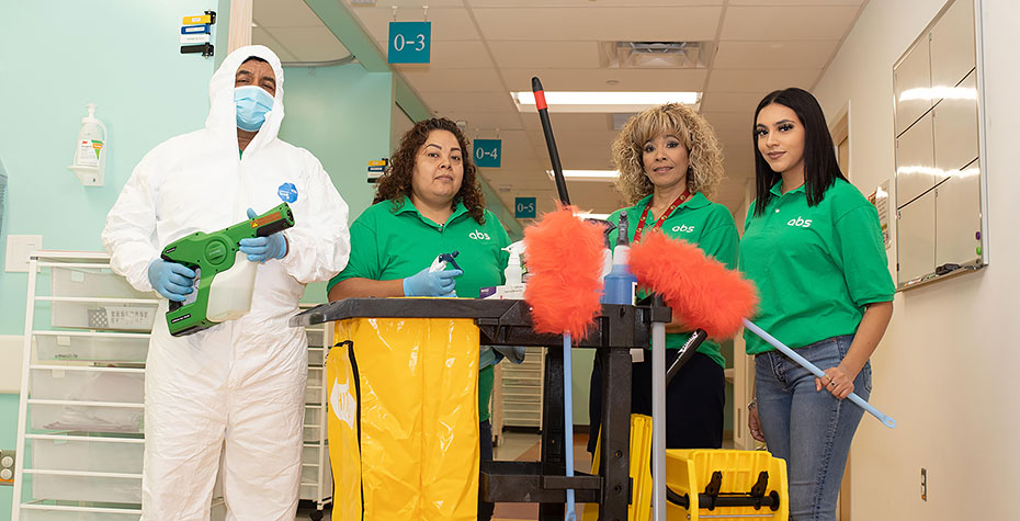 ABS Commercial cleaning team