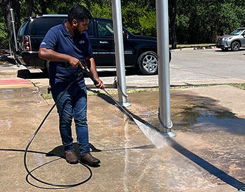 power washing